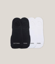 Flat Knit Liner Socks - 3 Pairs