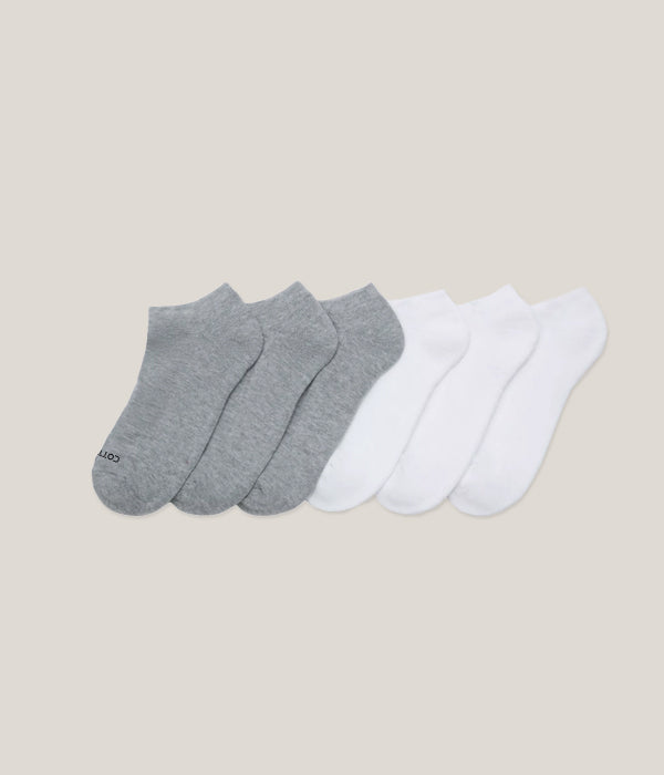 Extra Low Cut Socks - 3 Pairs