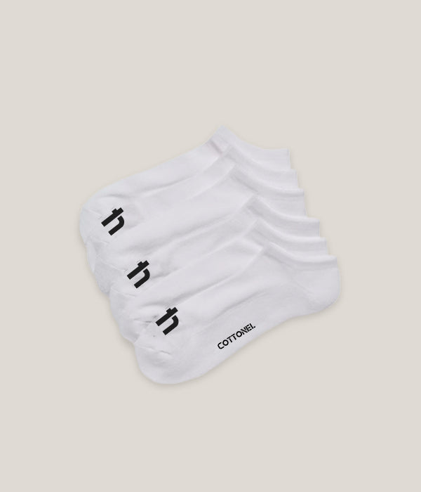 Extra Low Cut Socks - 3 Pairs